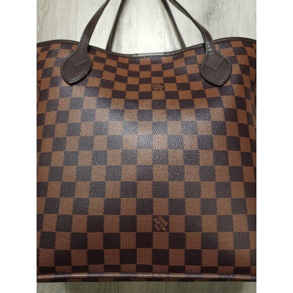 Replica Louis Vuitton Damier‎ Ebene Neo Neverfull Tote Bag - Picture 7 of 16
